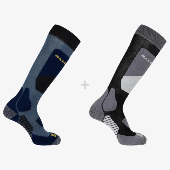 Salomon S/ACCESS 2-pack Black/Copen Blue ski socks