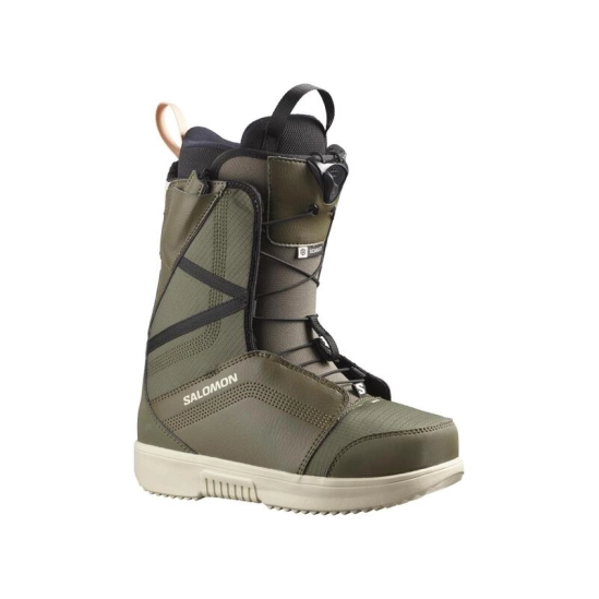Salomon Scarlet Army Green/Rainy Day/Black dámské snb boty