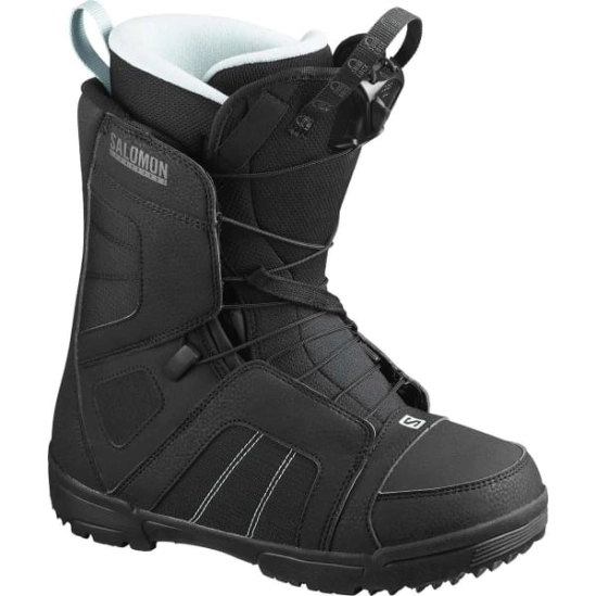 Salomon SCARLET Black/sterling blue dámské snb boty
