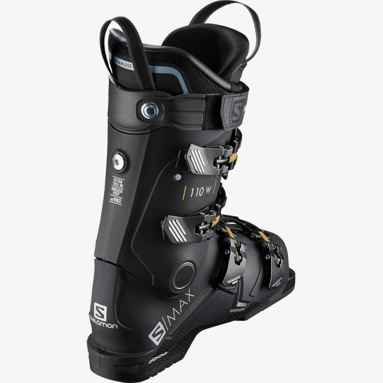 Salomon S/MAX 110 W Black/Golden Glow Metallic dámské lyžařské boty