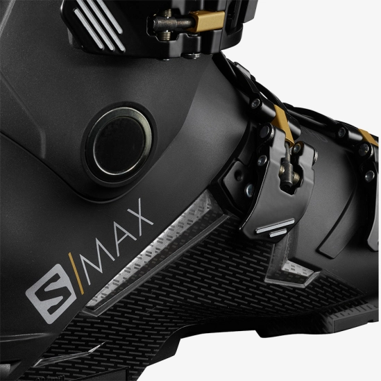 Salomon S/MAX 110 W Black/Golden Glow Metallic dámské lyžařské boty