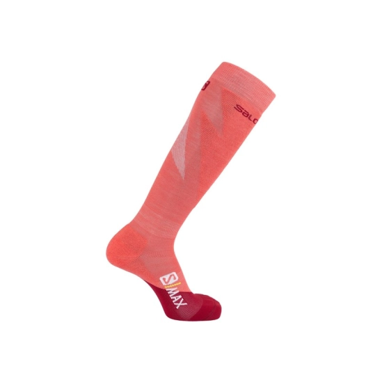 Salomon S/MAX W Rio red/Calypso coral lyžařské podkolenky