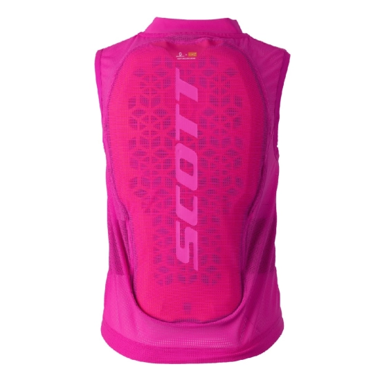 Scott AIRFLEX JR Vest neon pink dětský chránič páteře