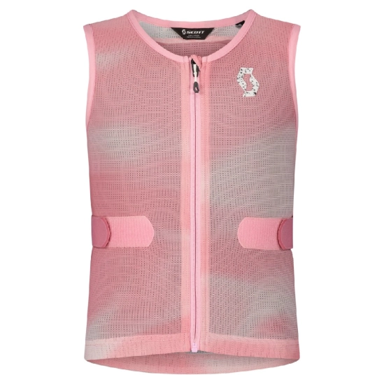 Scott Airflow Vest Junior Paradise pink print dětský chránič páteře