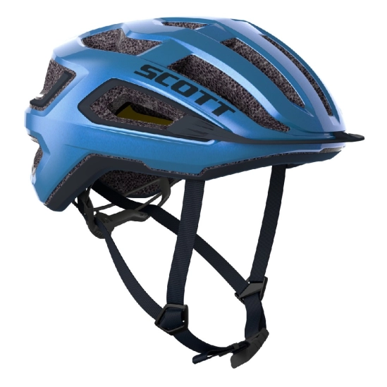 Scott ARX Plus metal blue cyklistická helma