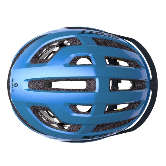 Scott ARX Plus metal blue cyklistická helma