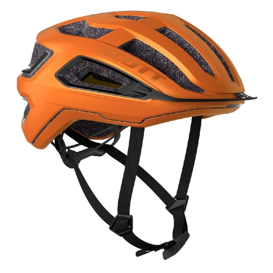 Scott ARX Plus paprika orange cyklistická helma