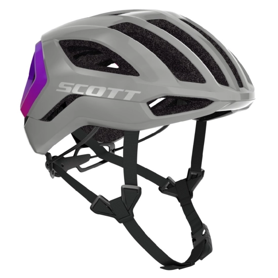 Scott Centric Plus narwal grey/fade purple cyklistická helma