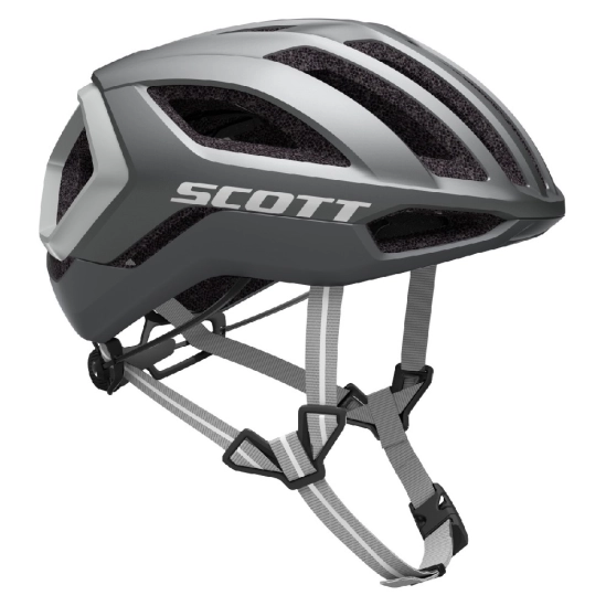 Scott Centric Plus dark silver/reflective grey cyklistická helma