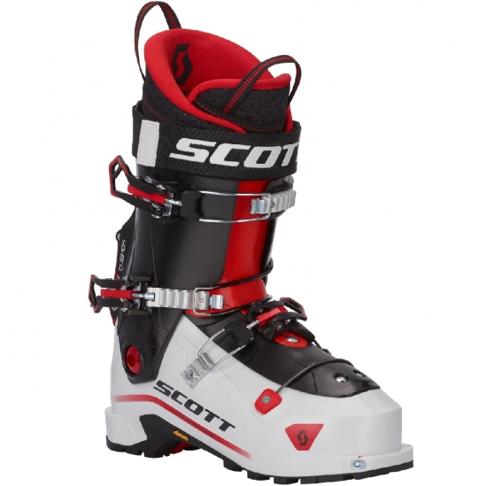 Scott COSMOS white/red skitouringové boty