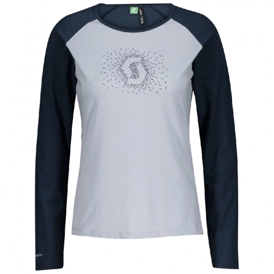 Scott Defined DRI Graphic Midnight blue/glaze blue dámské triko