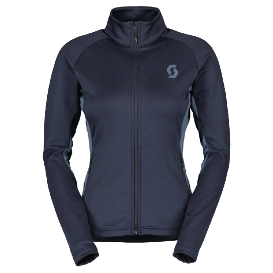 Scott Defined Tech dark blue/metal blue dámská mikina
