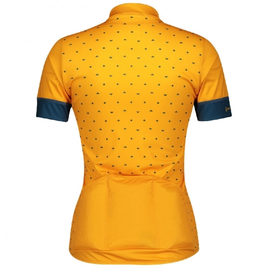 Scott Endurance 20 amber yellow/lunar blue dámský cyklo dres