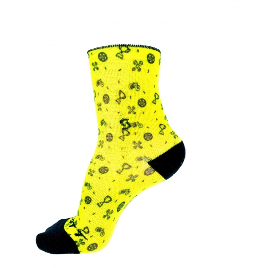 Scott JR Crew socks sulphur yellow dětské ponožky