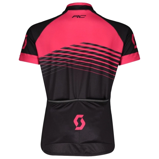 Scott RC Pro JR black/azalea pink dětský cyklo dres
