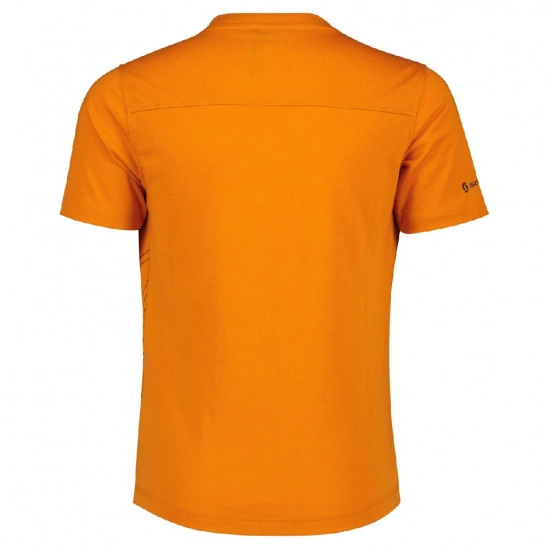 Scott JR Trail 10 DRI SS copper orange/midnight blue dětský dres
