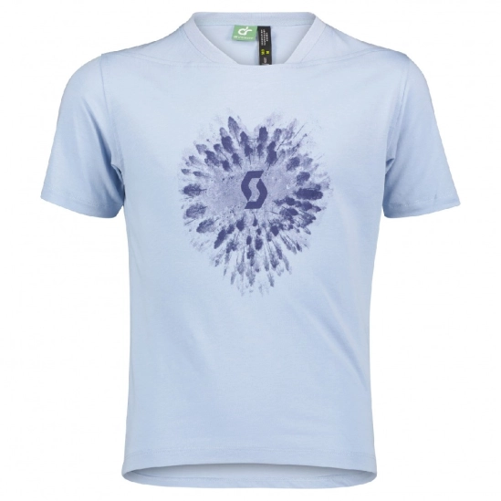 Scott JR Trail 20 DRI SS glace blue/midnight blue dětské triko