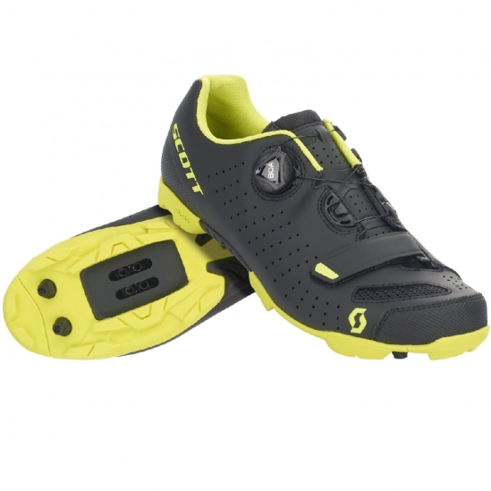 Scott Mtb Comp Boa Shoe matt black/sulphur yellow cyklo boty
