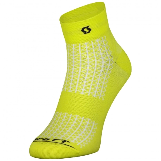 Scott Performance Quarter socks sulphur yellow/black ponožky