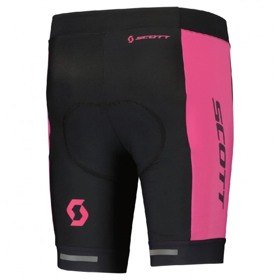 Scott RC Pro JR Shorts black/carmine pink dětské cyklo šortky