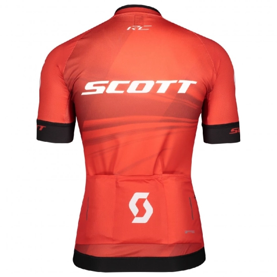 Scott RC Pro Fiery red /white pánský dres krátký rukáv