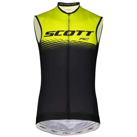 Scott RC Pro yellow/black pánský dres bez rukávů 