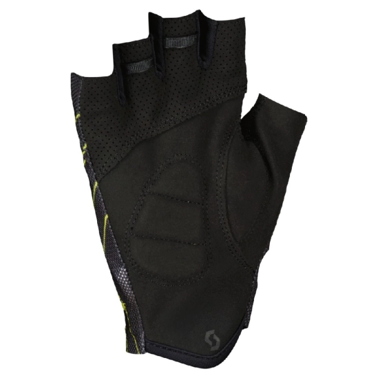 Scott RC Team SF black/sulphur yellow cyklistické rukavice