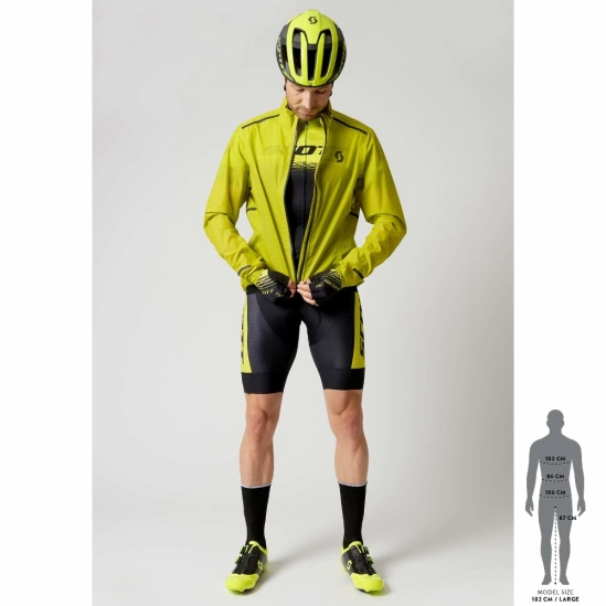 Scott RC Weather WP Sulphur yellow/Black pánská bunda