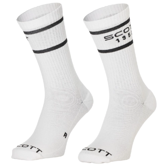 Scott Retro Casual Crew 3-pack white/black socks ponožky