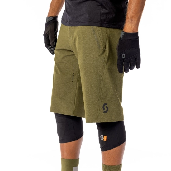Scott Soldier Ghost black knee guards chrániče kolen