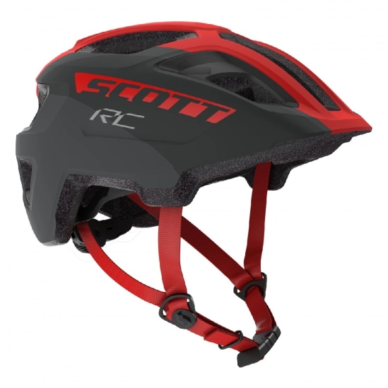 Scott Jr Spunto grey/red RC dětská cyklistická helma