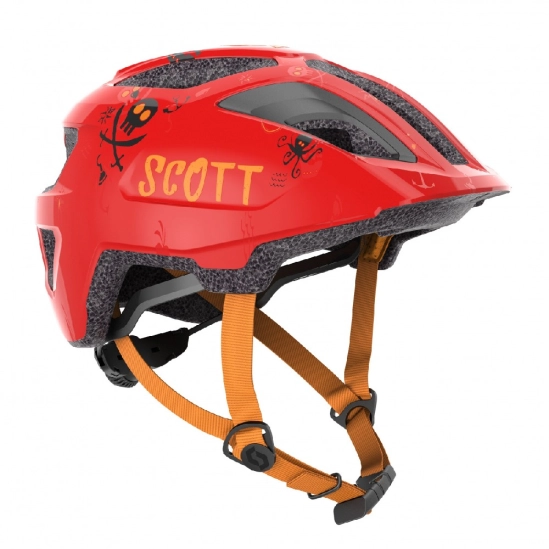 Scott Kid Spunto florida red dětská cyklistická helma