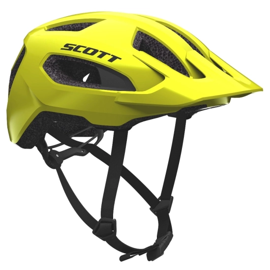 Scott Supra radium yellow cyklistická helma