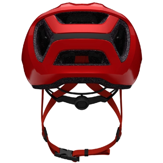 Scott Supra striker red cyklistická helma
