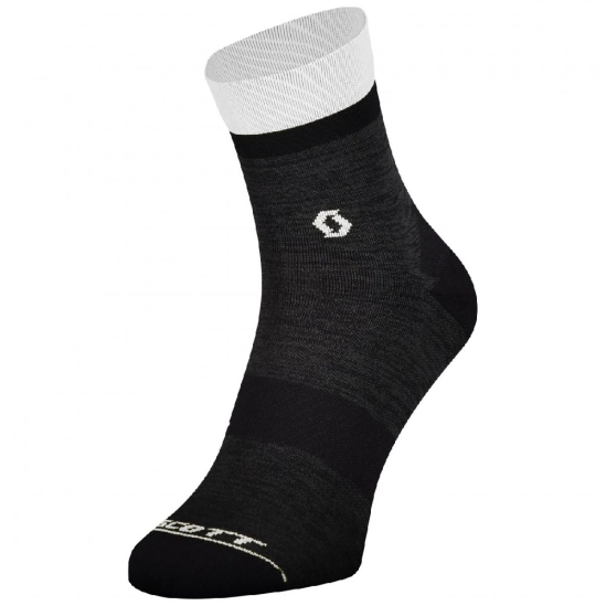 Scott Trail Quarter socks dark grey/white ponožky