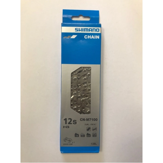SHIMANO SLX CN-M7100 řetěz, 12 rychl., 138 čl., rychlospojka