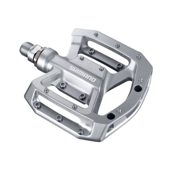 Shimano PD-GR500 silver flat mtb pedály bez zarážek, bez odrazek