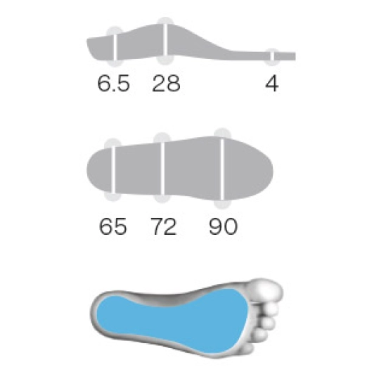Sidas 3Feet Eco Winter Low vložky do bot