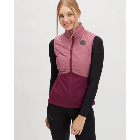 Silvini FORMIA Primaloft plum/punch dámská zateplená vesta