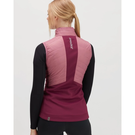 Silvini FORMIA Primaloft plum/punch dámská zateplená vesta