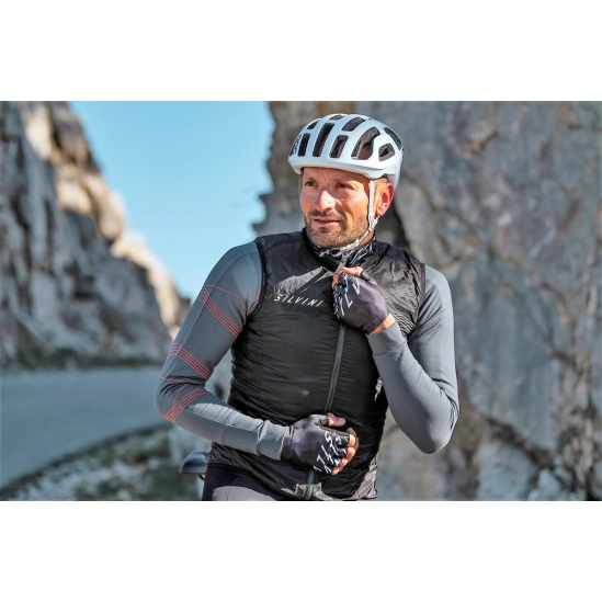 Silvini TENNO black pánská cyklo vesta