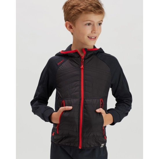 Silvini TRIGNO black-red dětská funkční mikina