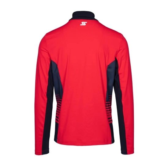 Stöckli Functional Shirt WRT Red-Black funkční rolák