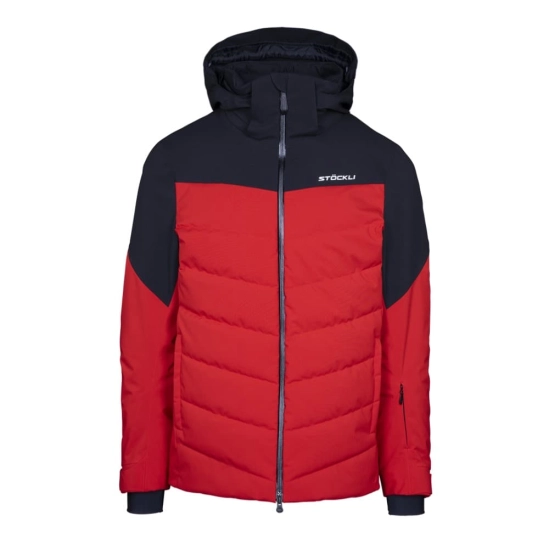 Stöckli RACE Jacket red/black pánská lyžařská bunda