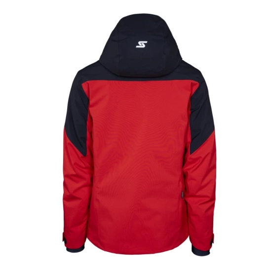 Stöckli RACE Jacket red/black pánská lyžařská bunda