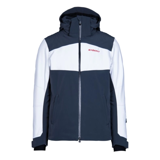 Stöckli RACE Ski jacket antra/white pánská lyžařská bunda