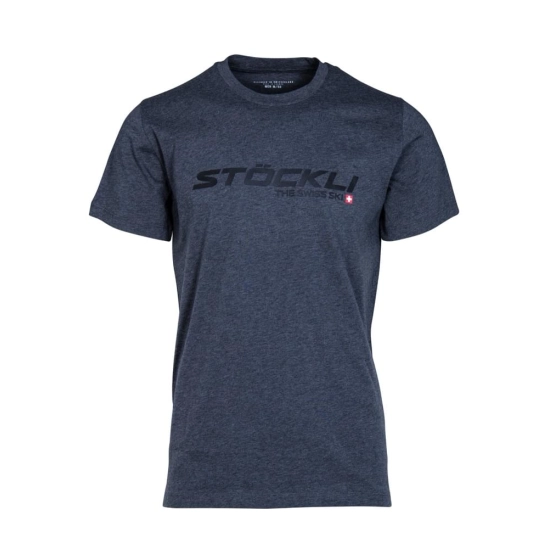 Stöckli T-SHIRT Dark Grey Melange pánské triko vel.XXL