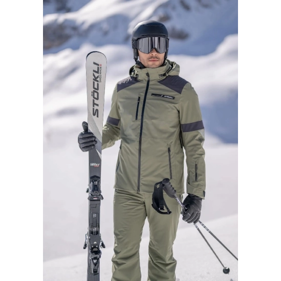 Stöckli WRT Jacket moss/antra pánská lyžařská bunda