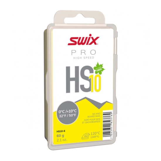 Swix HS10 High speed yellow vosk skluzný, 60g, 0°C/+10°C