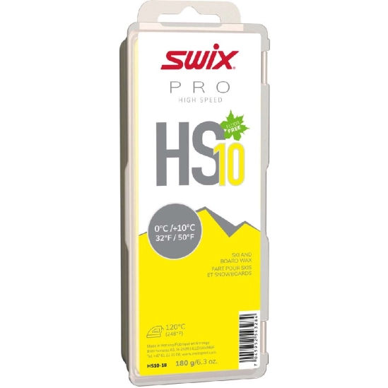 Swix HS10 High speed yellow vosk skluzný, 180g, 0°C/+10°C